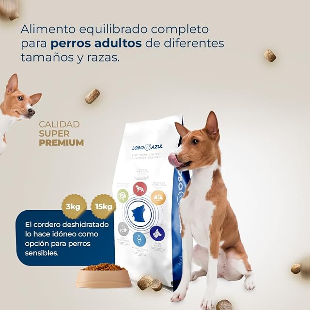 Foto 4 de 7 de Pienso para Perros Cordero - Comida Digestible y Natural - Alimento Completo y Equilibrado para Perros Adultos