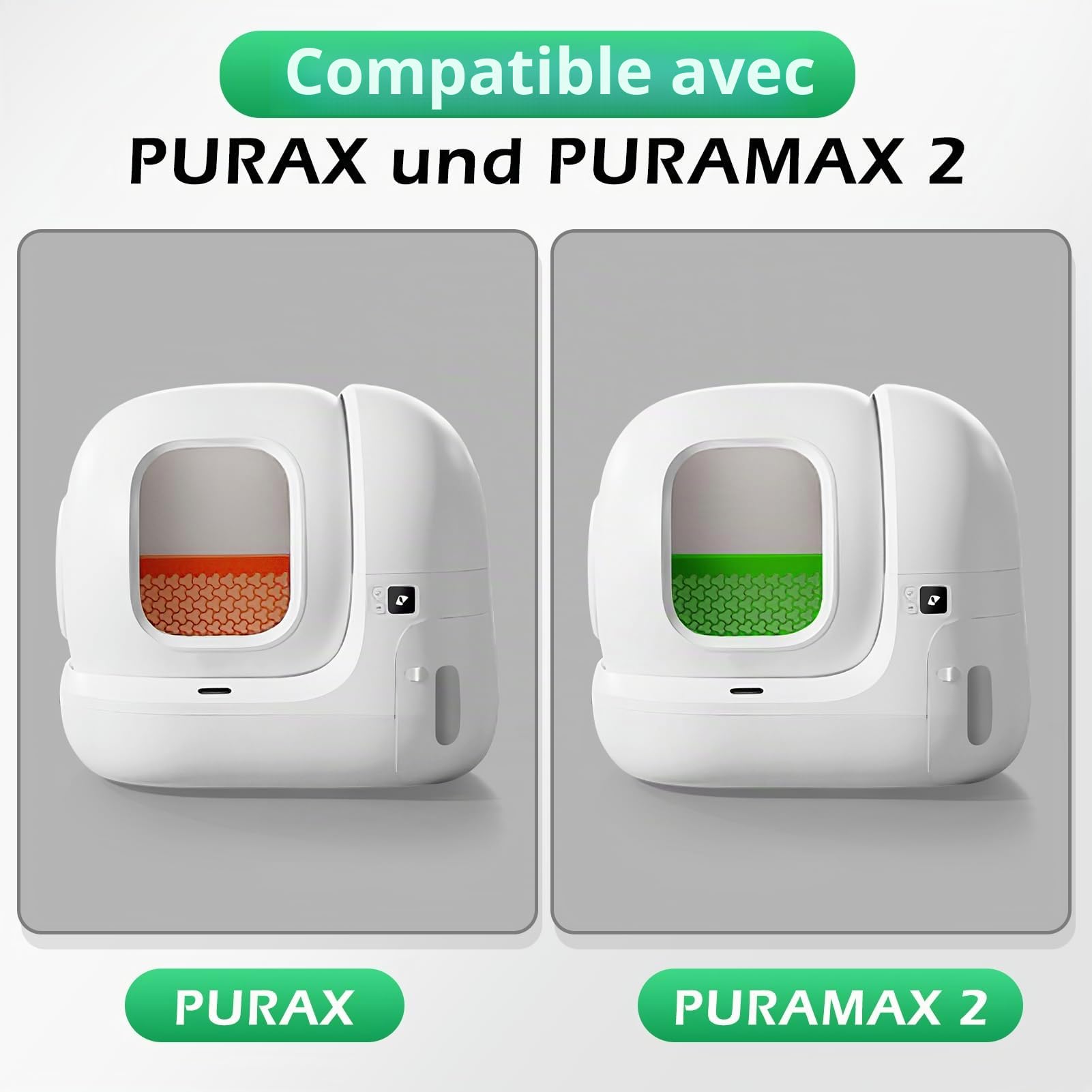 Lot de 6 désodorisants pour litière Pura Max/Pura Max 2 autonettoyant, destructeur d'odeurs N50 pour litière de 76 l, auto-nettoyant, élimine les odeurs, sûr et efficace