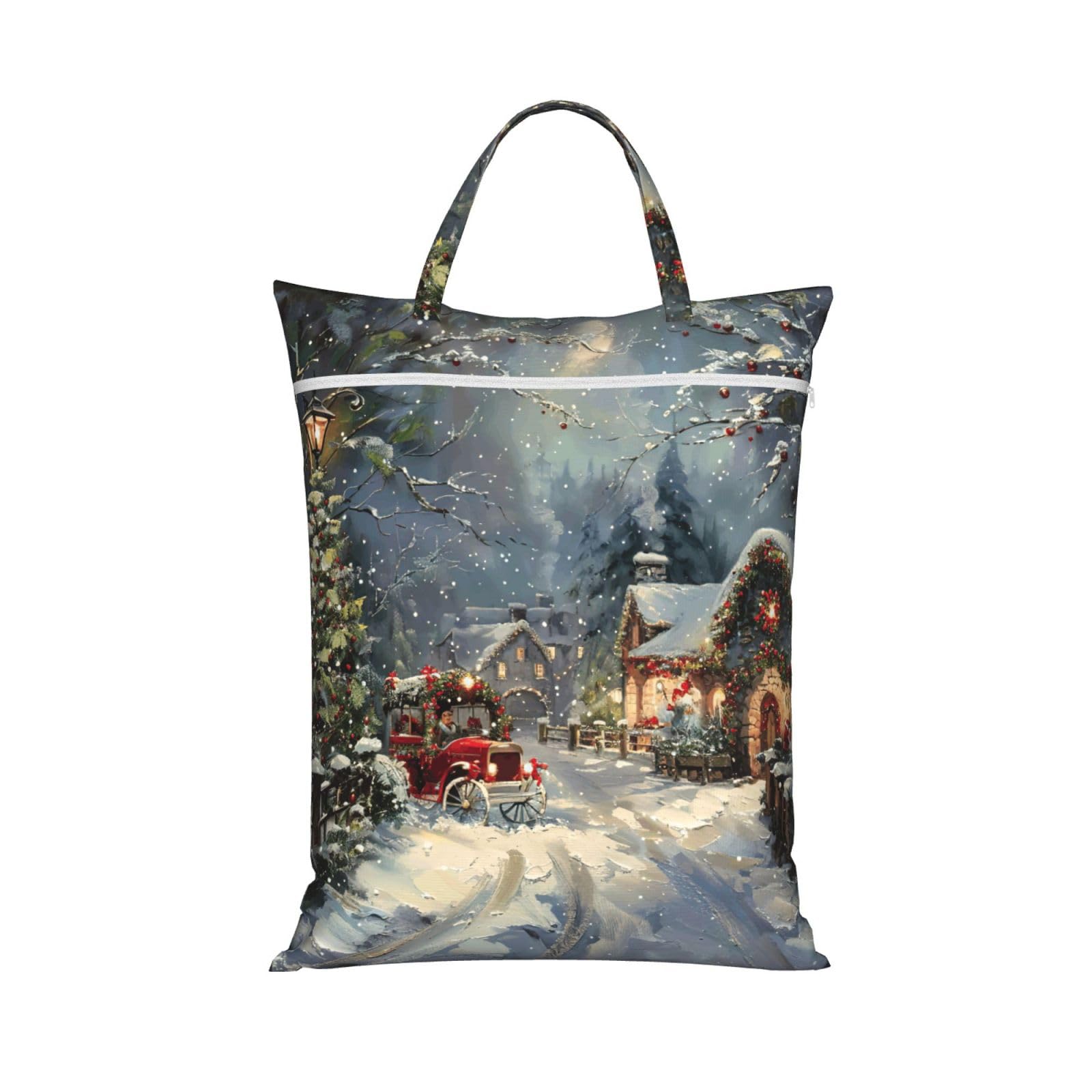 Sac à linge de voyage anti odeur pliable imperméable Noël