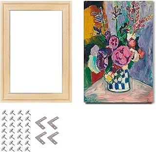 Canvas Frame Kit Wooden DIY Picture Photo Frame Kit Accessories for Canv...