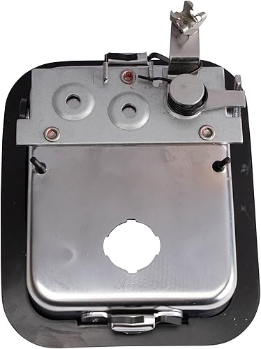 Miniatura 185 de TRQ Manija de la puerta exterior trasera izquierda del lado del conductor negra compatible con Honda Civic 2001-2005