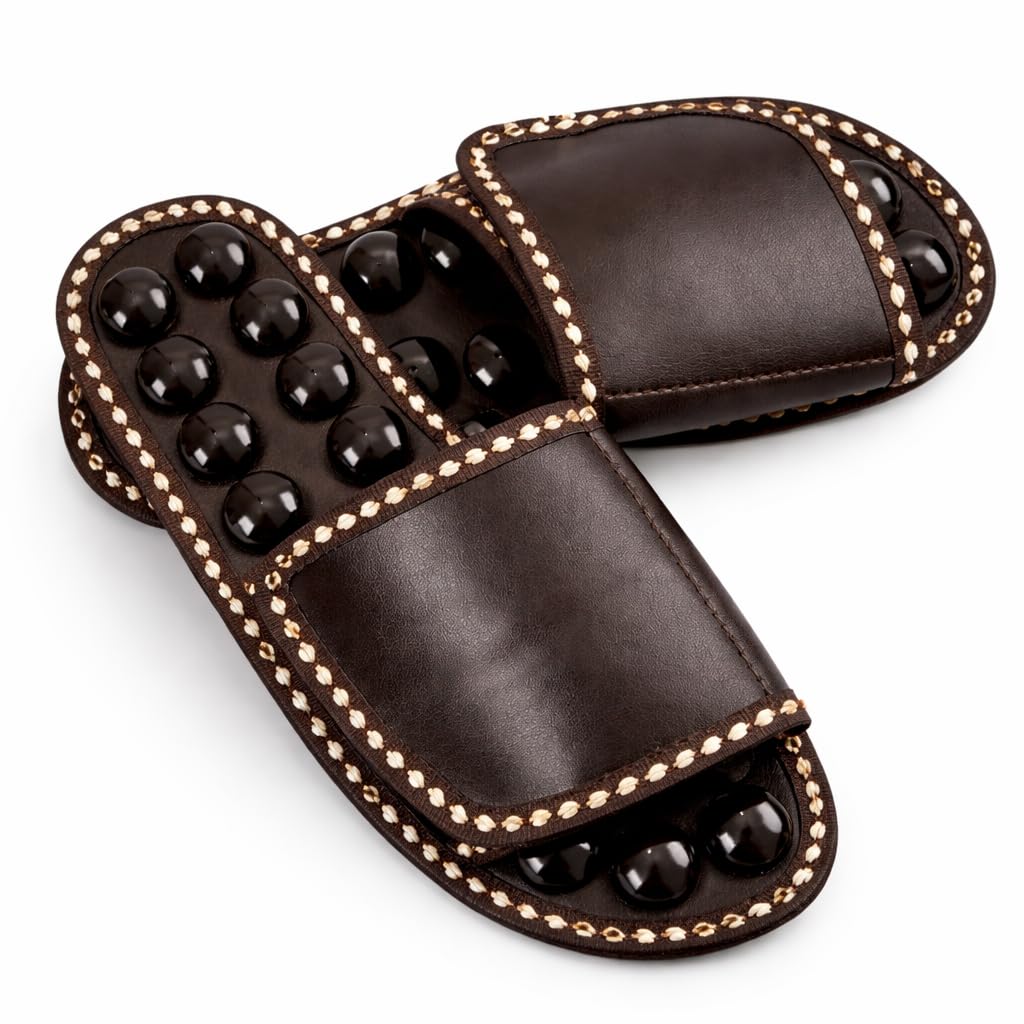Carefit Casual Foot Massage Korean Tourmalene Slippers Sandals Shoes-image-40