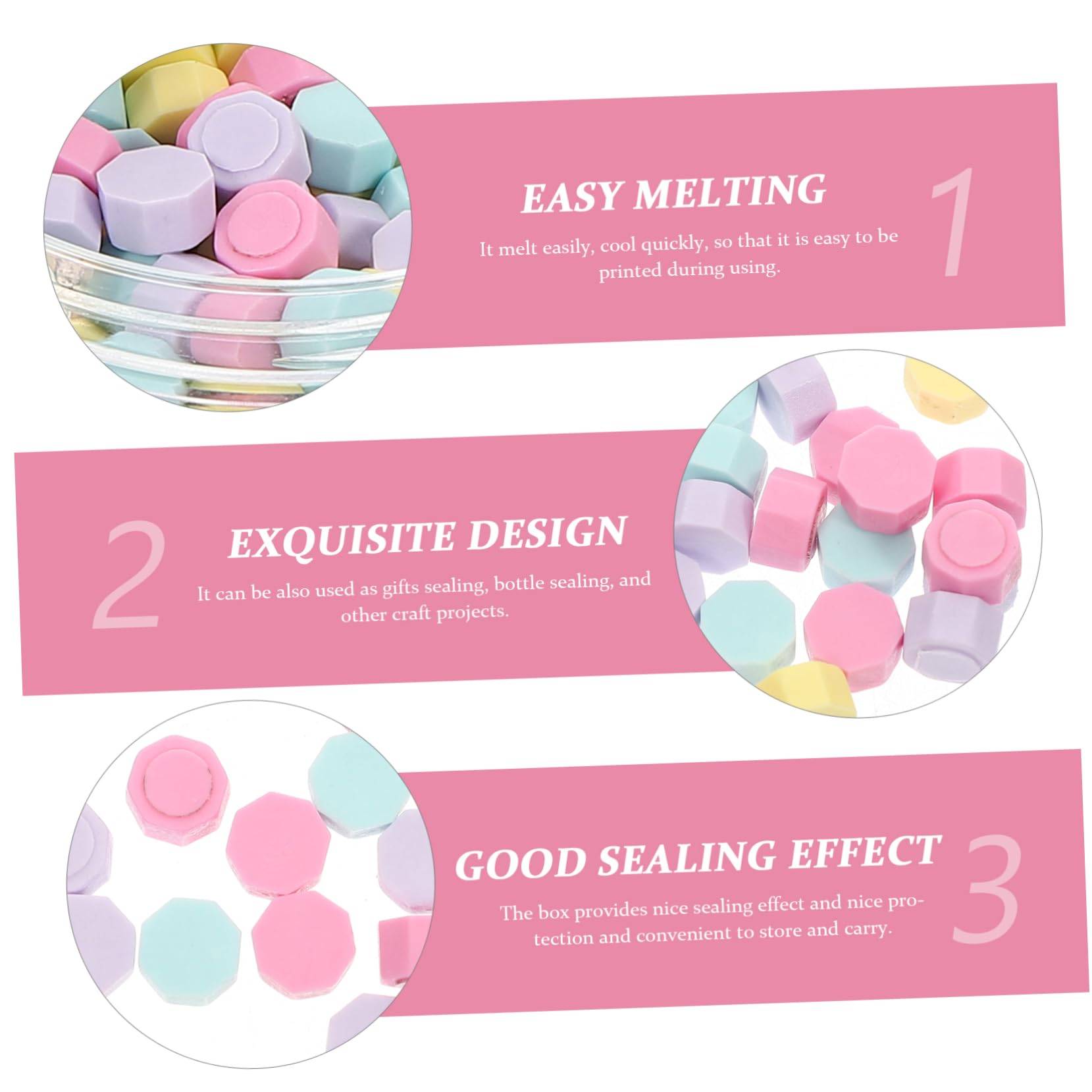 Tofficu 5sets Timbri Per Ceralacca Design Natalizio Retro Decorazioni e Scrapbooking Include Chicchi Ceralacca e Removibili