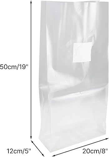 Miniatura 2 de Bolsas de cultivo de hongos R con filtro de 0.5 micrones de polipropileno de 3 mil para sustrato autoclavable para cultivo de hongos en autoclave de