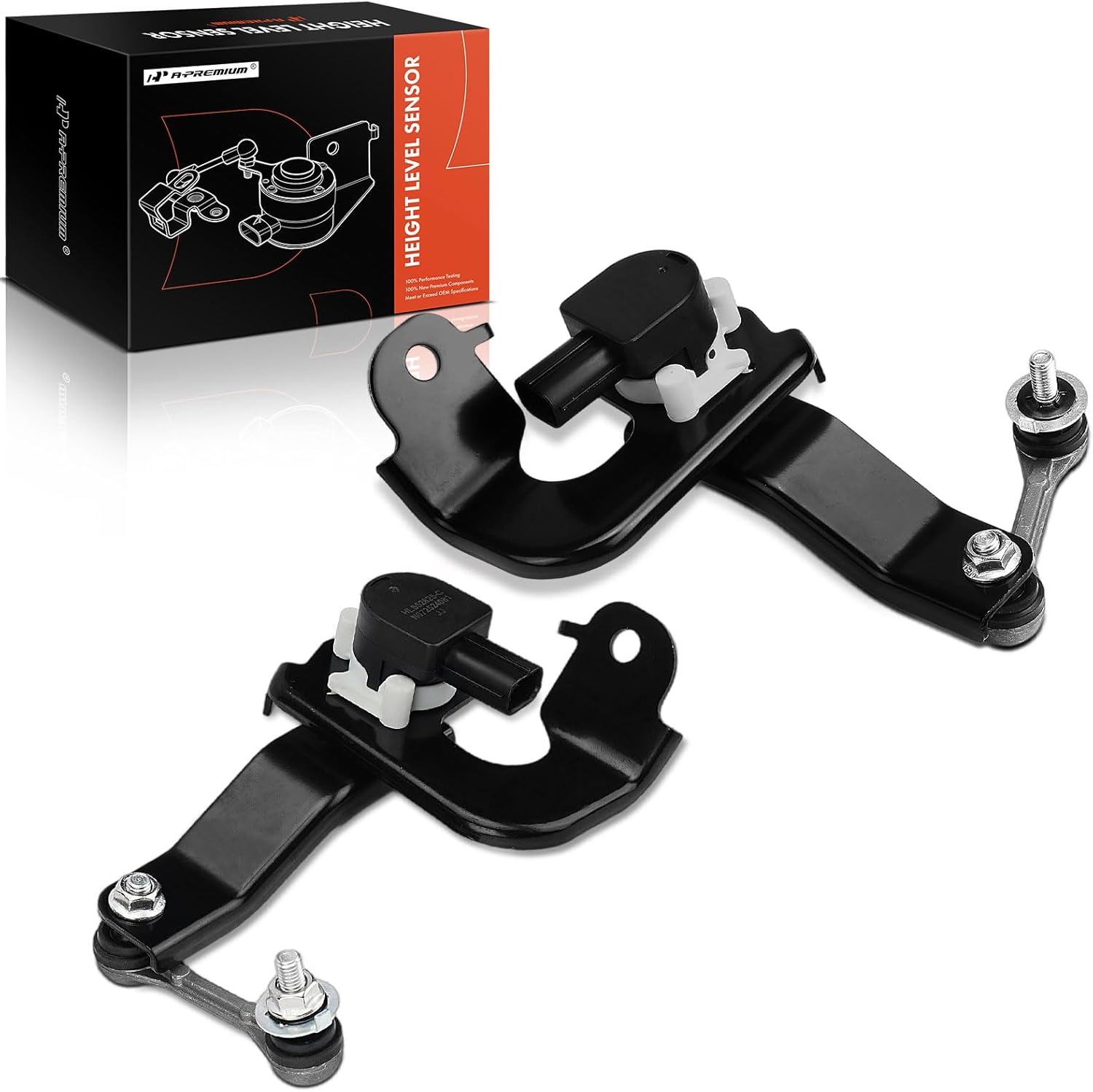 A-Premium 2-Pack Ride Height Level Sensor Compatible with Acura TLX 2021 2022 2023 2024 2025, Rear Driver and Passenger Side, 2-PC Set