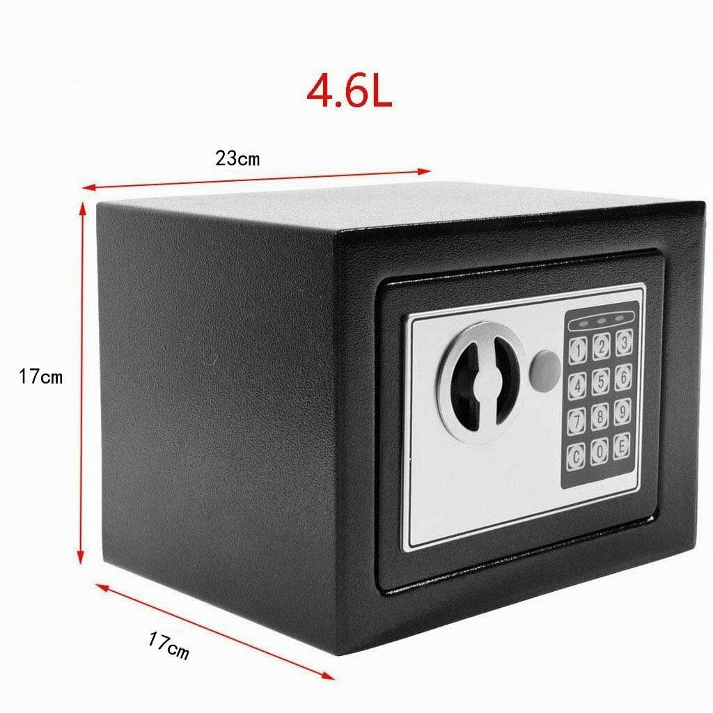 Coffre-fort électronique avec mot de passe - Coffre-fort électronique en acier - 4,6 l - Haute sécurité - Pour la maison et le bureau
