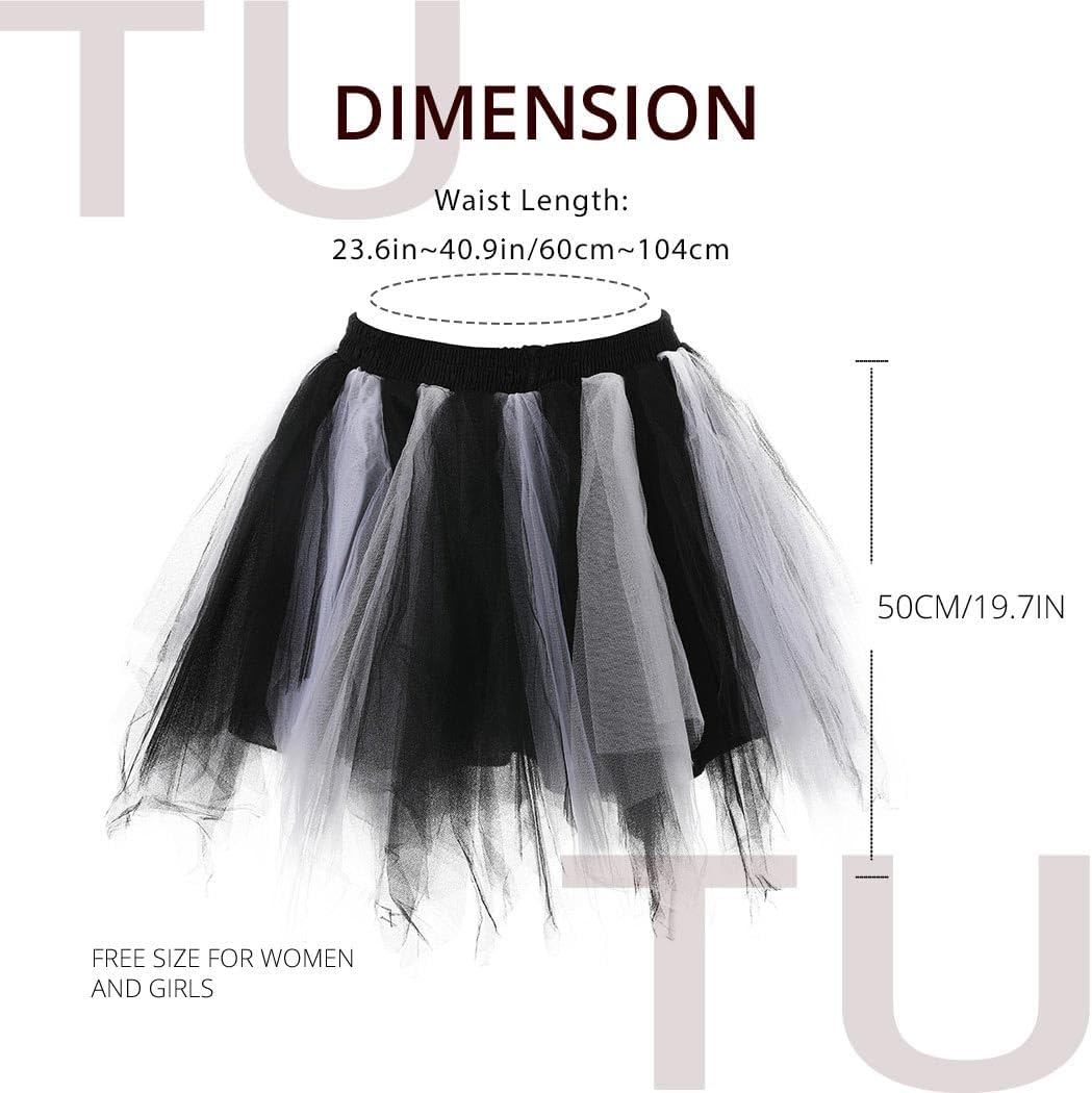 TWINKLEDE Tulle Tutu Skirt Carnival Costume Rave Festival Skirts Outfits for Women