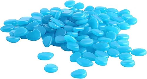 Miniatura 1 de 100 rocas para pecera, rocas decorativas que brillan en la oscuridad, rocas decorativas de grava para acuario, piedras de piedra para pecera,