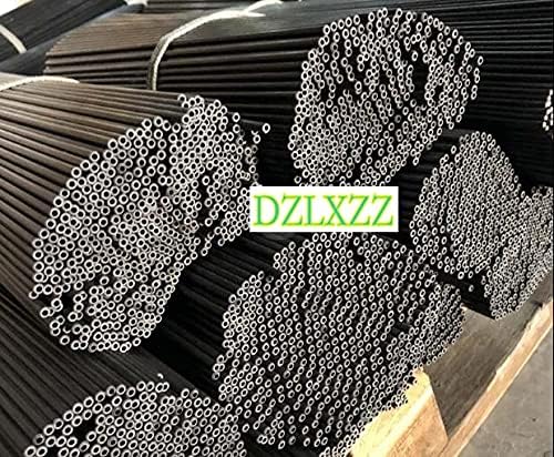 2PCS OD x ID 25x19mm Black Gglass Fiber Tube Hollow Fiberglass Rod Lenght 500mm Process Model Design Insulation Material - (Color: 25X19X500MM)