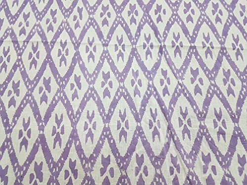 Tissu de coton indien imprimé Jaipur de 10 yards pour robe d'été