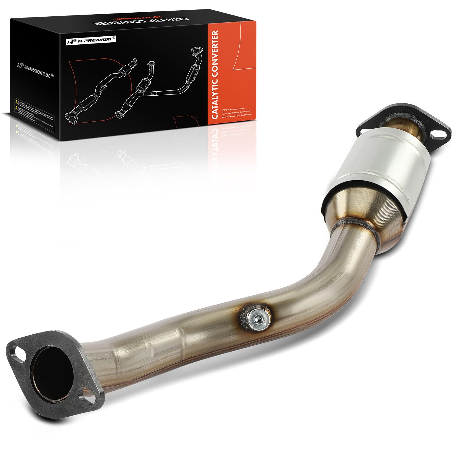 A-Premium Rear Catalytic Converter Kit Direct-Fit Compatible with Nissan Rogue 2008-2013, Rogue Select 2014-2015, 2.5L, EPA Compliant