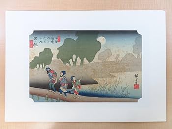 Amazon.co.jp: 完品 歌川広重 手摺浮世絵木版画全24枚『安藤広重