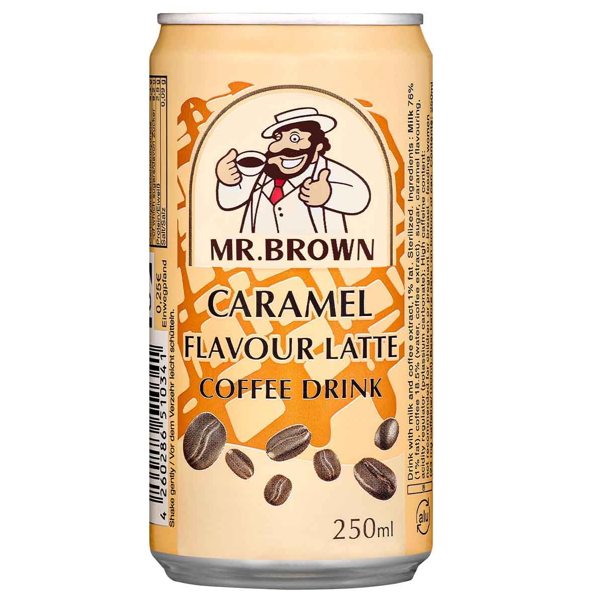 Mr. Brown Caramel Flavour Latte Coffee Drink