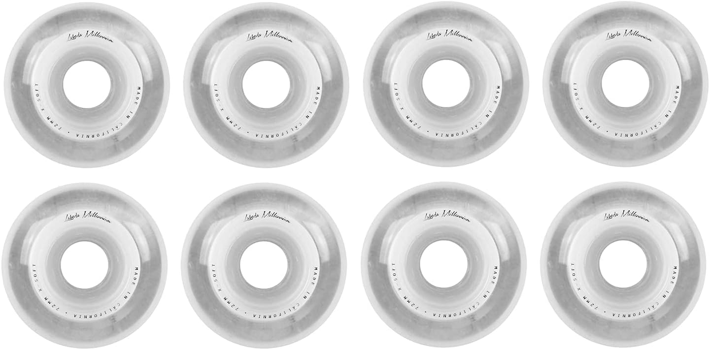 Labeda Millennium Gripper Roller Hockey Inline Wheels 8 Pack - Choose Color/Size