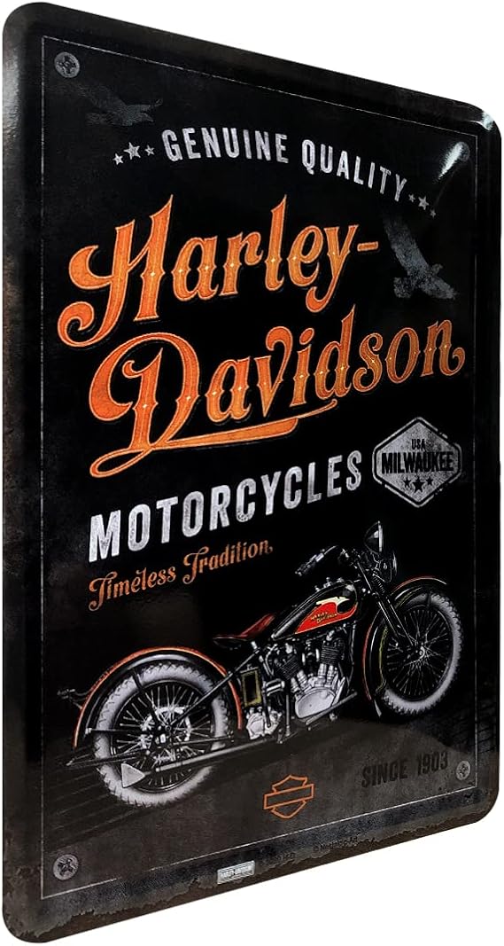 Nostalgic-Art Harley-Davidson - Timeless Tradition - Carte postale en Nostalgic-Art Harley-Davidson - Timeless Tradition - Carte postale en