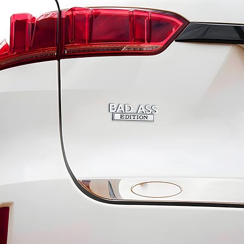 Miniatura 4 de Bittwee Emblema de edición Bad Ass para automóvil, parachoques de auto, parachoques y puerta de cajuela, calcomanía 3D, accesorios de repuesto de