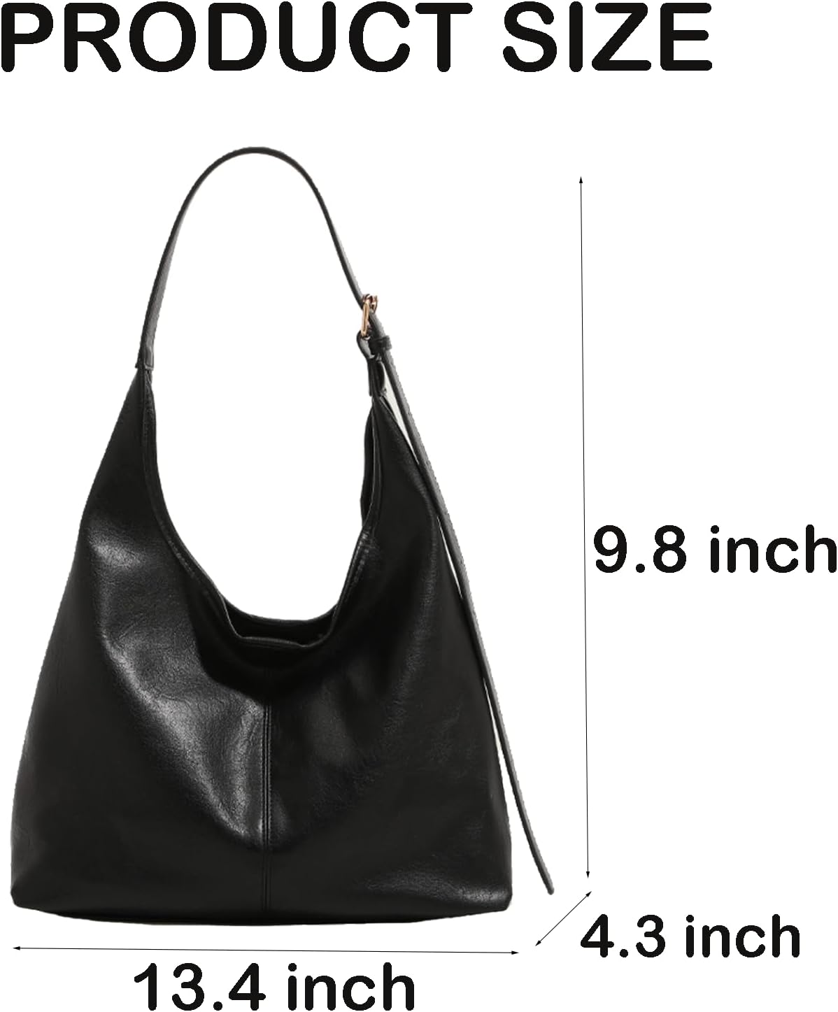 Women's Purse Vintage Shoulder Bag Unique Tote Purses Women Fashion Hobo Hand Bag Womens Crescent Slouchy Bags - Image 4