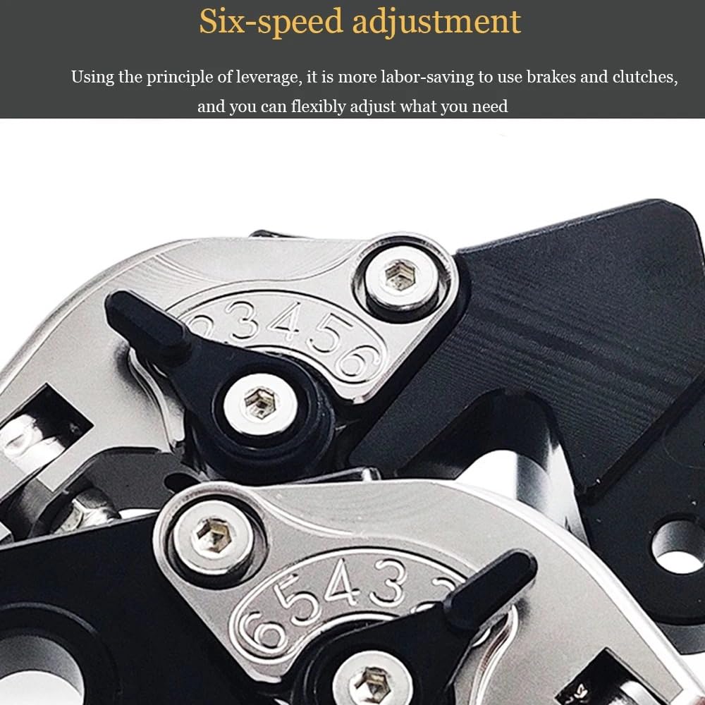 Per SH300 SH 300 2008 Accessori Moto Regolabile CNC Pieghevole Extensibile Maniglia Freno Maniglia Frizione Leve Rosso + Nero + Rosso
