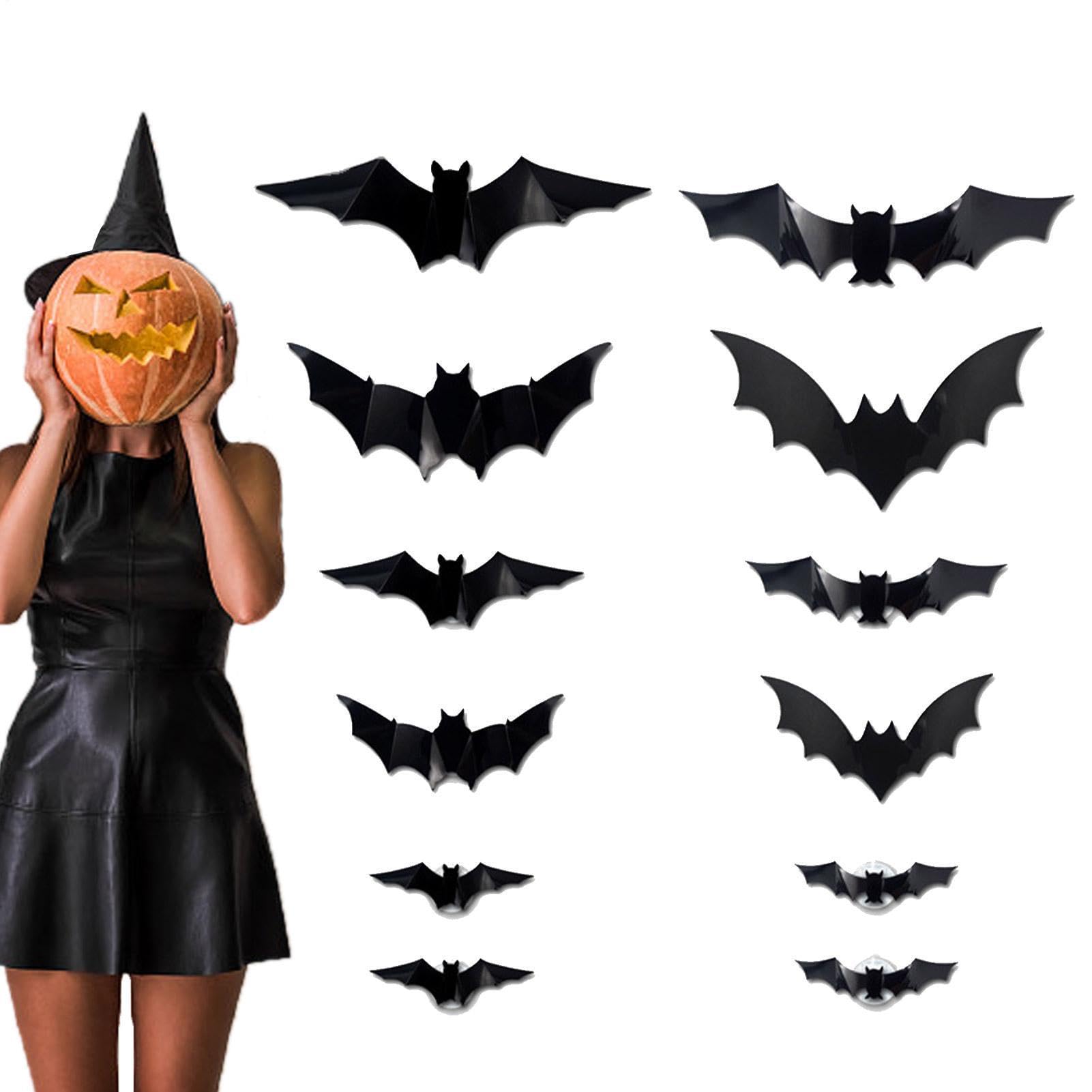 Murciélagos de Halloween para decorar el salón y balcón con luces de ambiente 3D 1