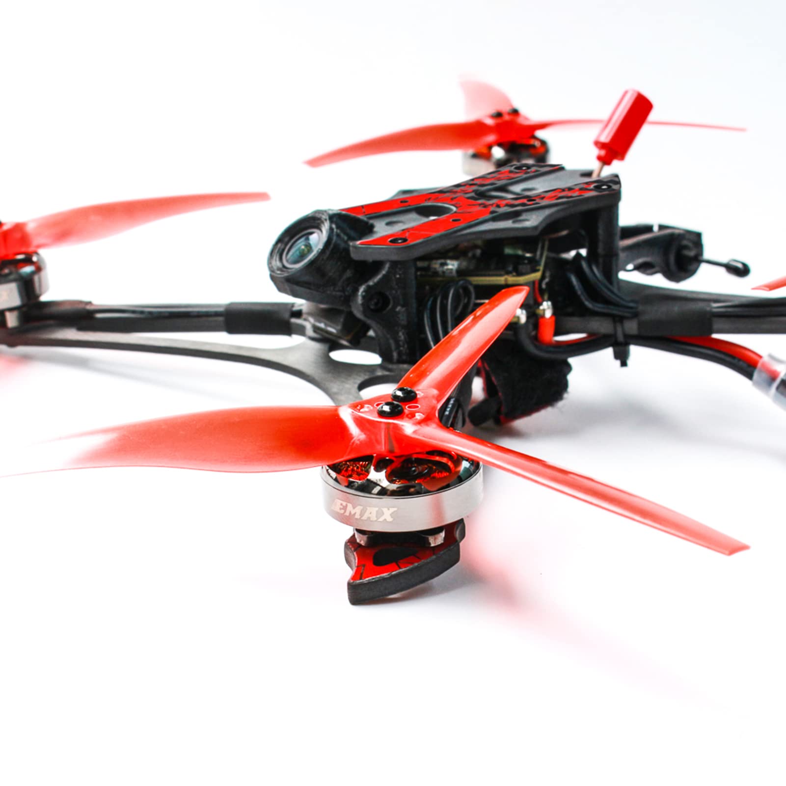 HUIOP Dron de carreras con visión en primera persona ECOII 2004 Motor sin escobillas 5 pulgadas PNP Quadcopter Runcam Nano HD Zero Drone 720p Cámara,Dron de carreras con visión en primera persona