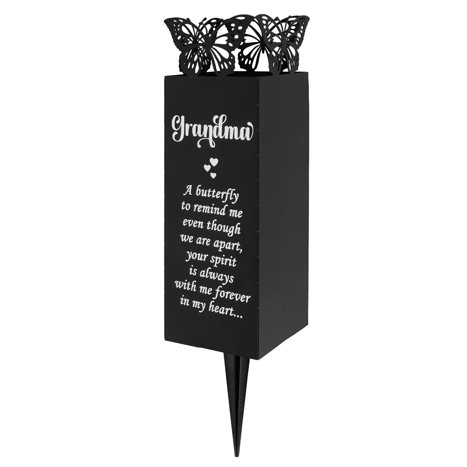 Grave Vase Memorial Floral Metal Cemetery With Spike Headstones Flower Holder Decorations For mourning