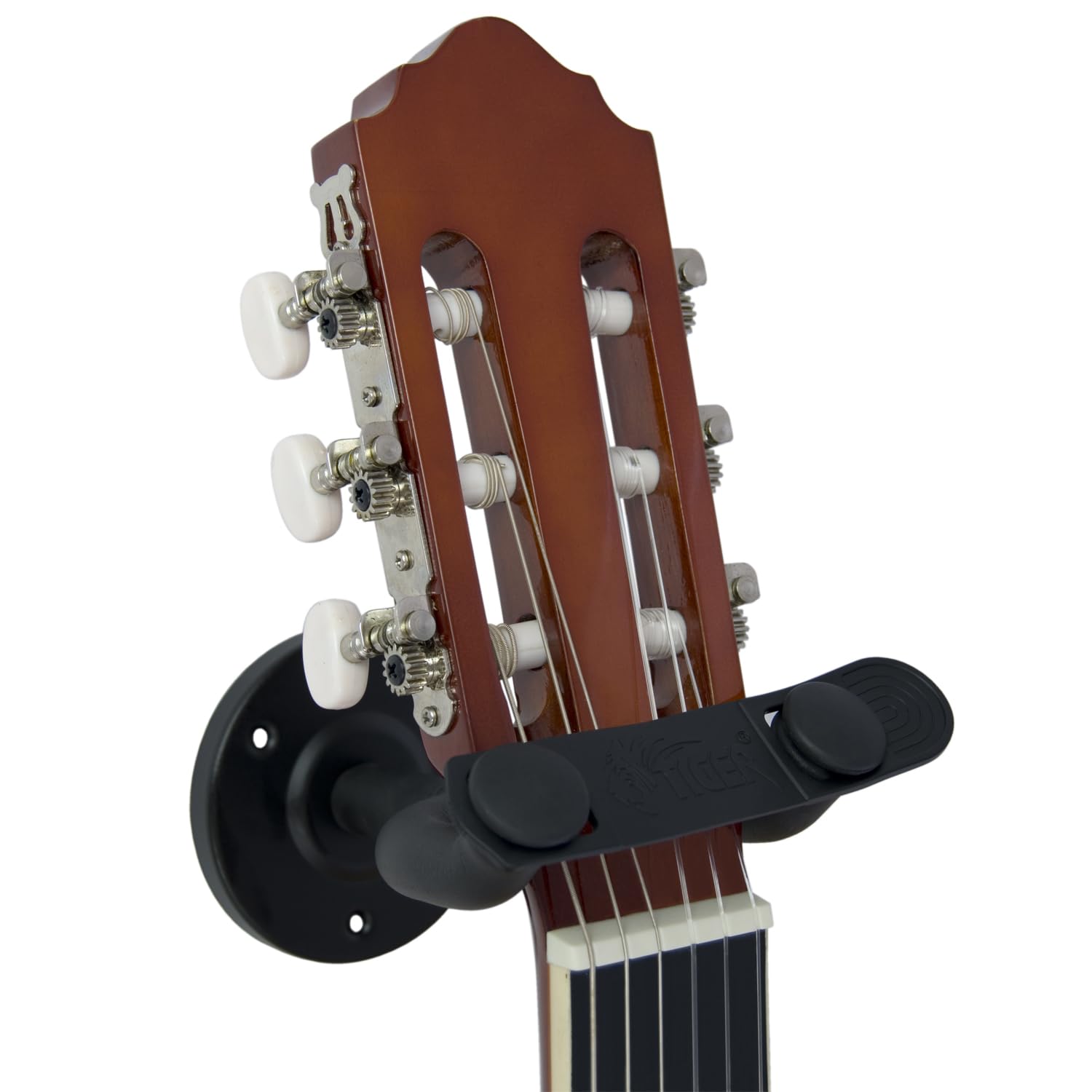 TIGER Gitarren Wall Mount. Sichere Gitarren - Wandhalterung mit Haken und Bügel inklusive - Fünferpackung | Fünferpackung, sichere Wandhalterung für Gitarren, stabiles Design für zuverlässigen Halt