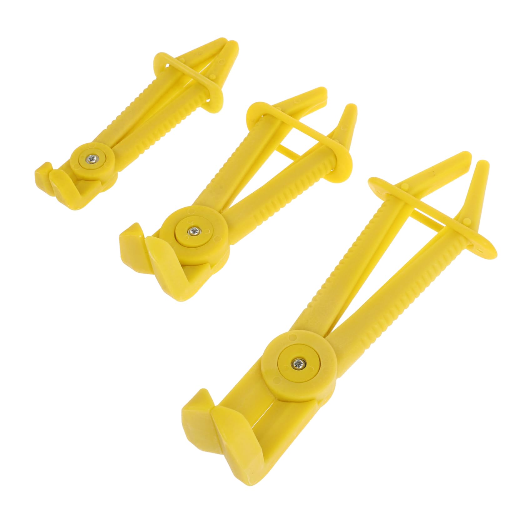 MUCKLILY Line Clamp Tool 3pcs Hose Clamp Pliers Set Nylon Material Multi-size for Applications