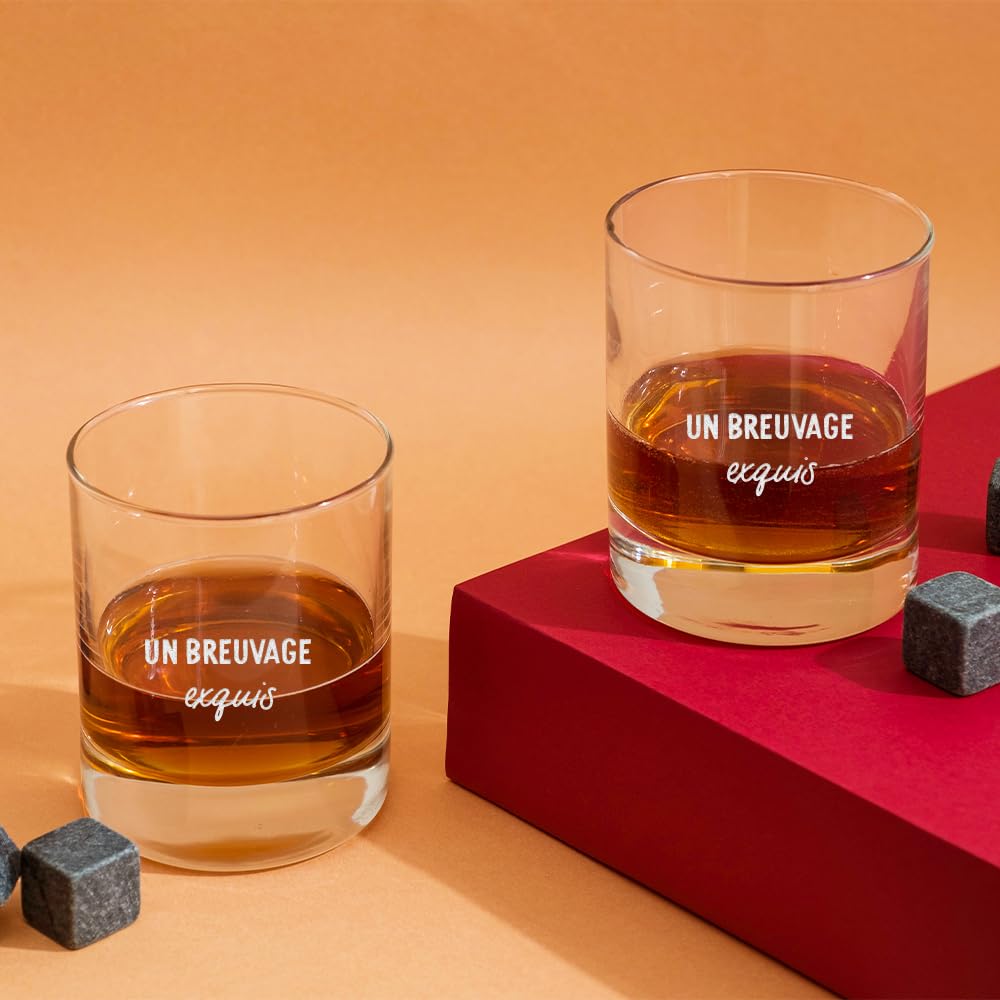 CADEAUX.COM - Verre À Whisky Message Papa 50 Ans Personnalisé 1 verre - Message Personnalisable - Cadeau Anniversaire Papa - Cadeau 50 ans - Cadeau Homme Fete des Peres