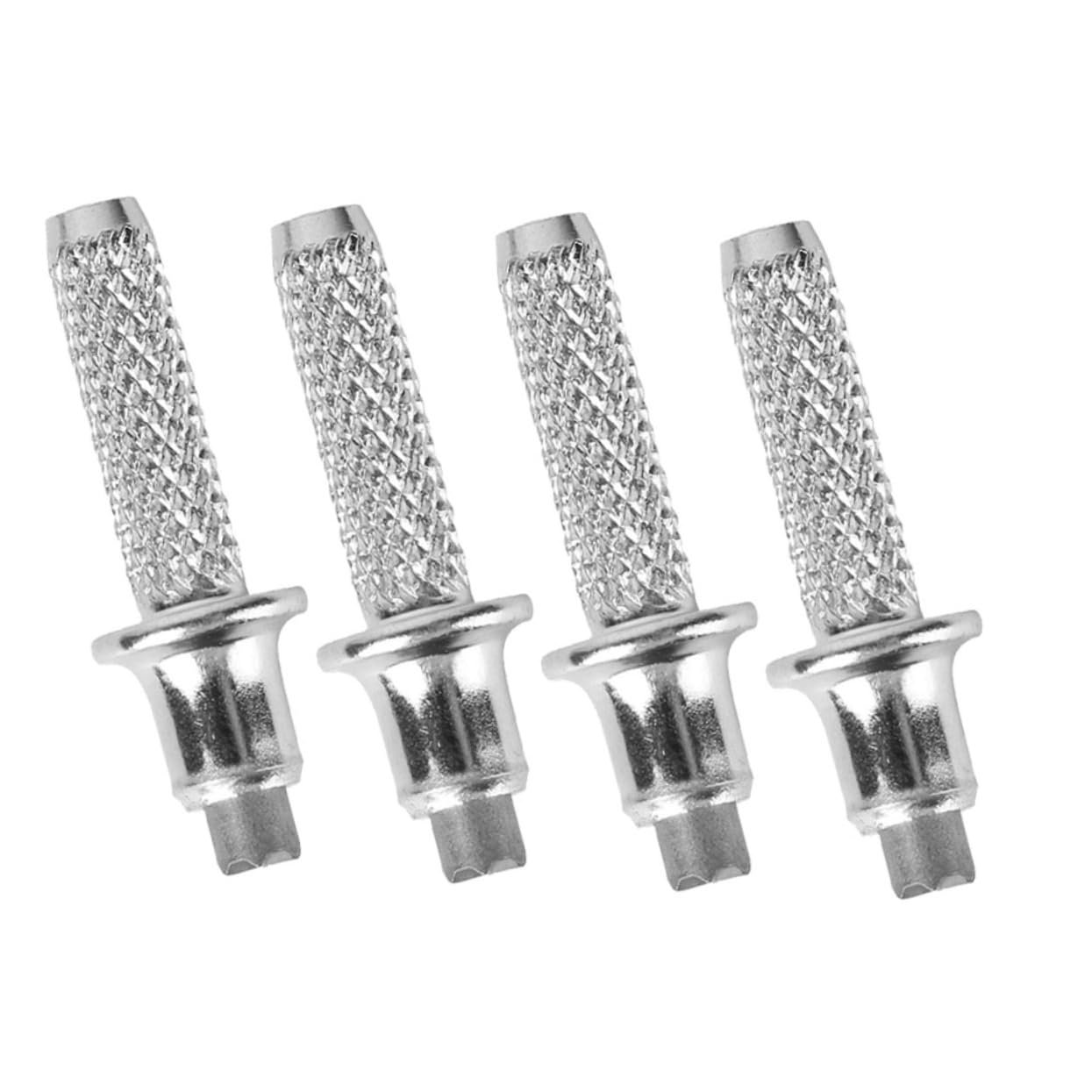 MUCKLILY Sturdy Metal Tips for Hiking Sticks Replaceable Trekking Pole Tips Tungsten Steel Rod