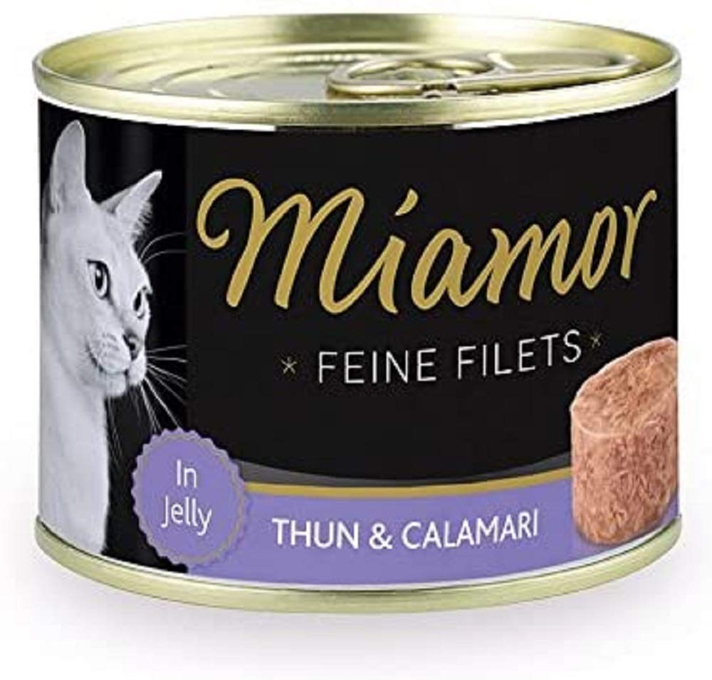 Miamor Fine Fillets in Jelly Thun & Calamari 12 x 185 g