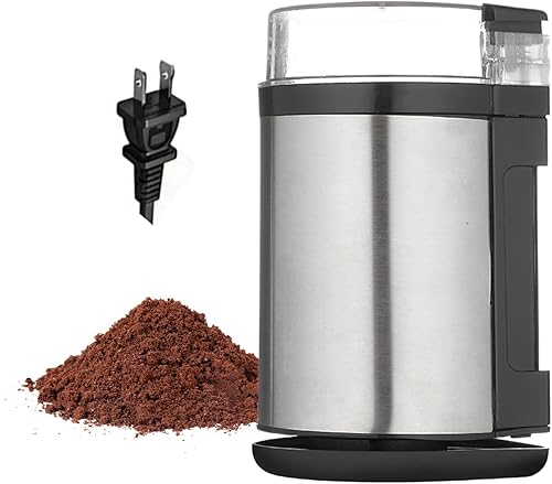 Molinillo de café eléctrico  Máquina de molino pequeño tipo prensa, portátil para uso en el hogar, oficina, hotel, apartamento, café, estudio,