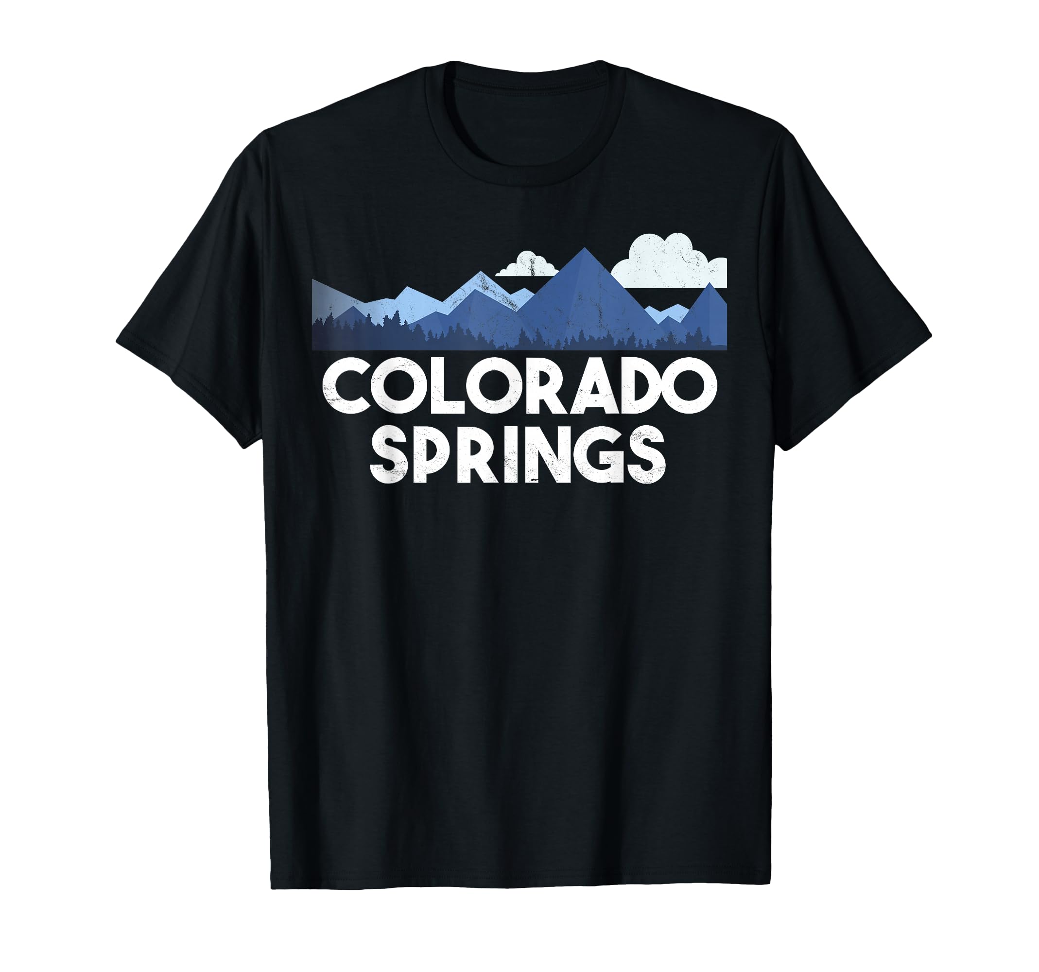 Colorado Springs Retro Pikes Peak Colorado CO Vacation T-Shirt