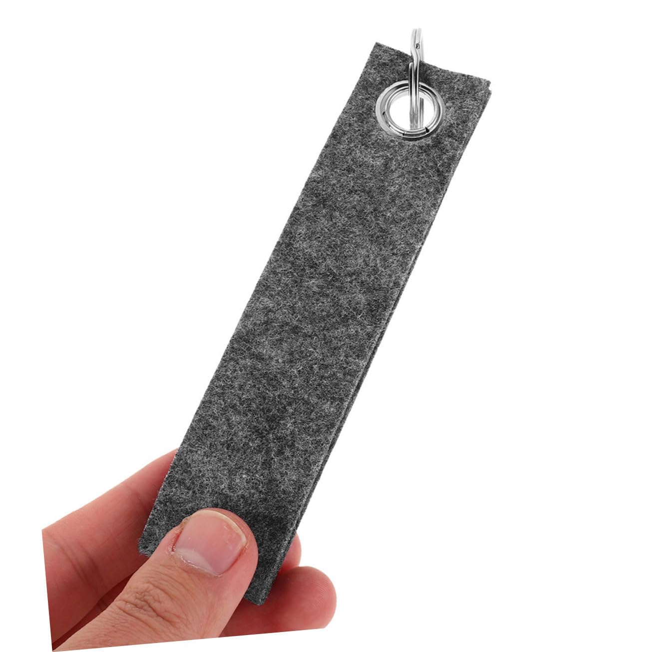 Filz Schlüsselanhänger aus Filz mit Metallring 100 Stück Selbstgemacht Zubehör Schlichtes Design für Alltag und Besondere Anlässe