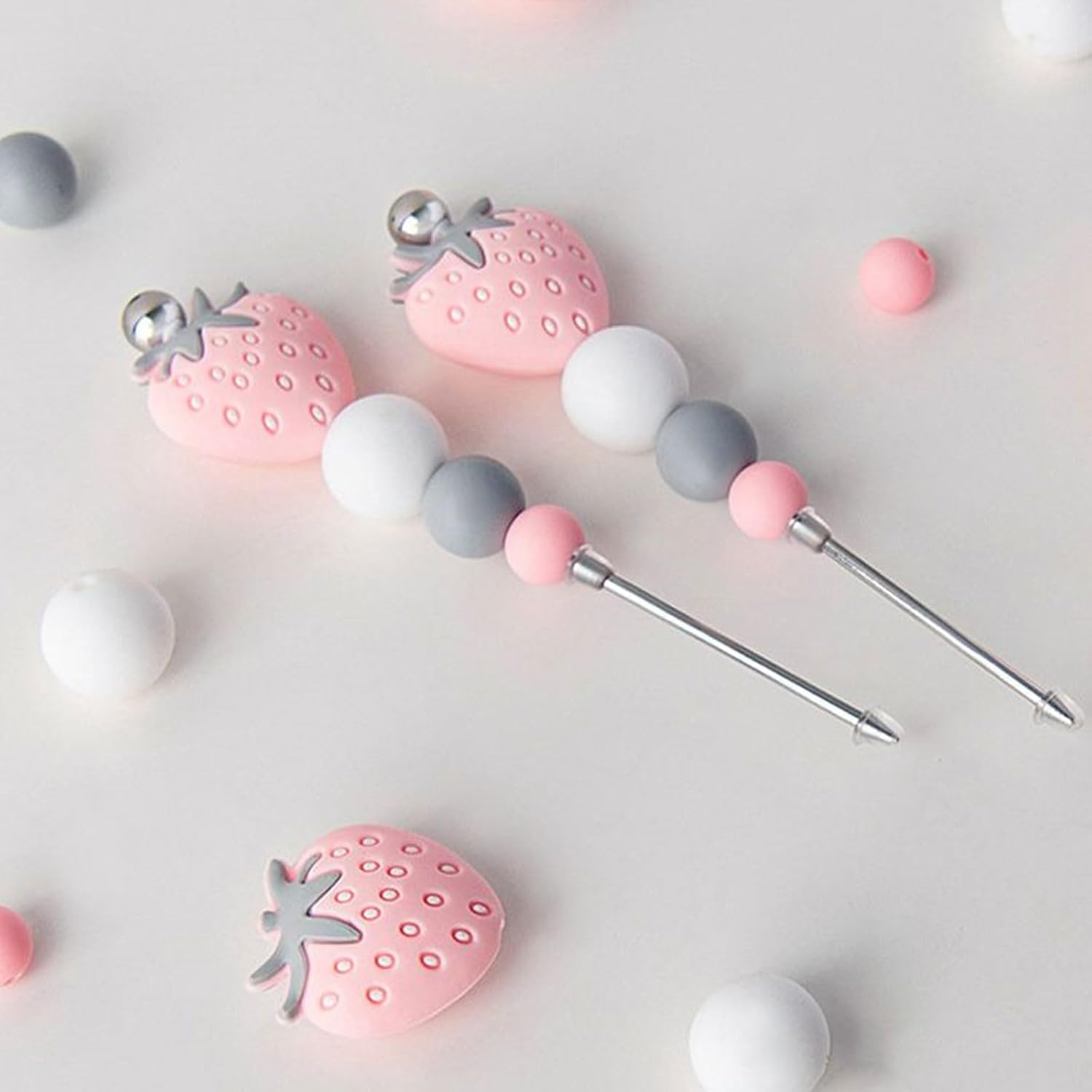 1pc Pink Professional Pastry Scriber Needle,Cookie Biscuit Scriber Needle Strawberry Sugarcraft Needle Sugar Stir Tool For Professional Pastries Bakeware - Image 4