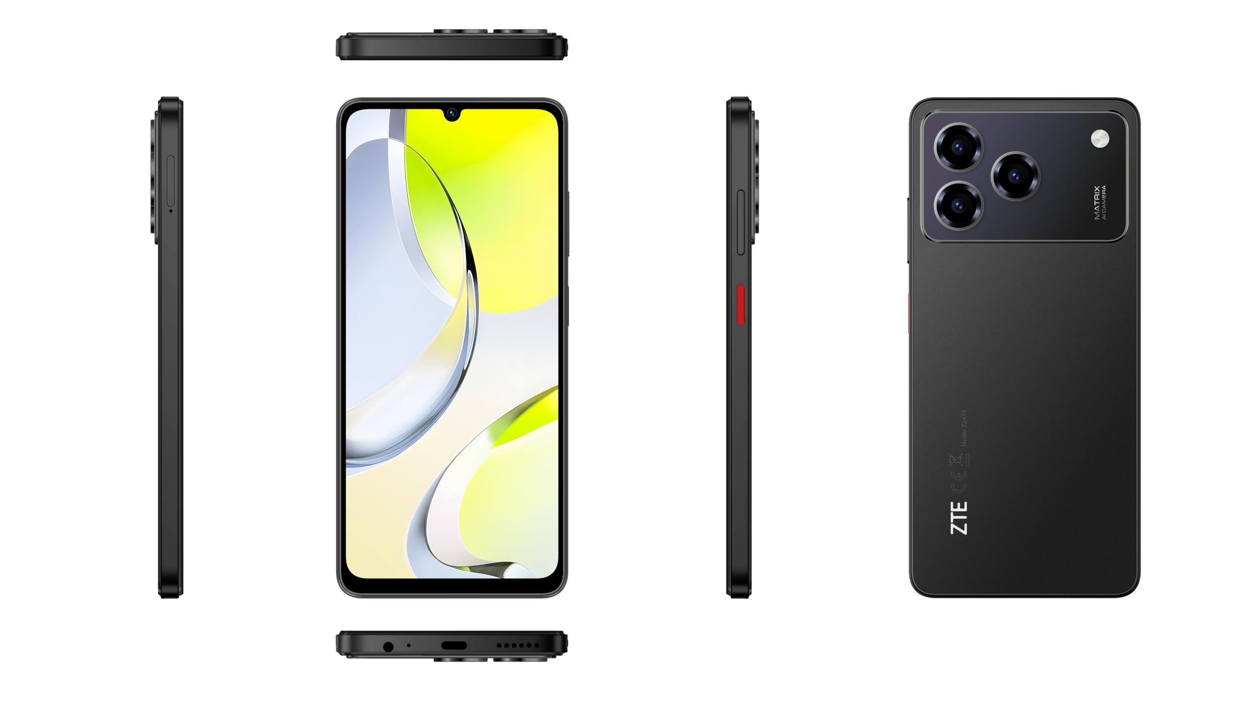 ZTE Blade a76 6,75" HD+ 4gb(+8gb) 128gb Black