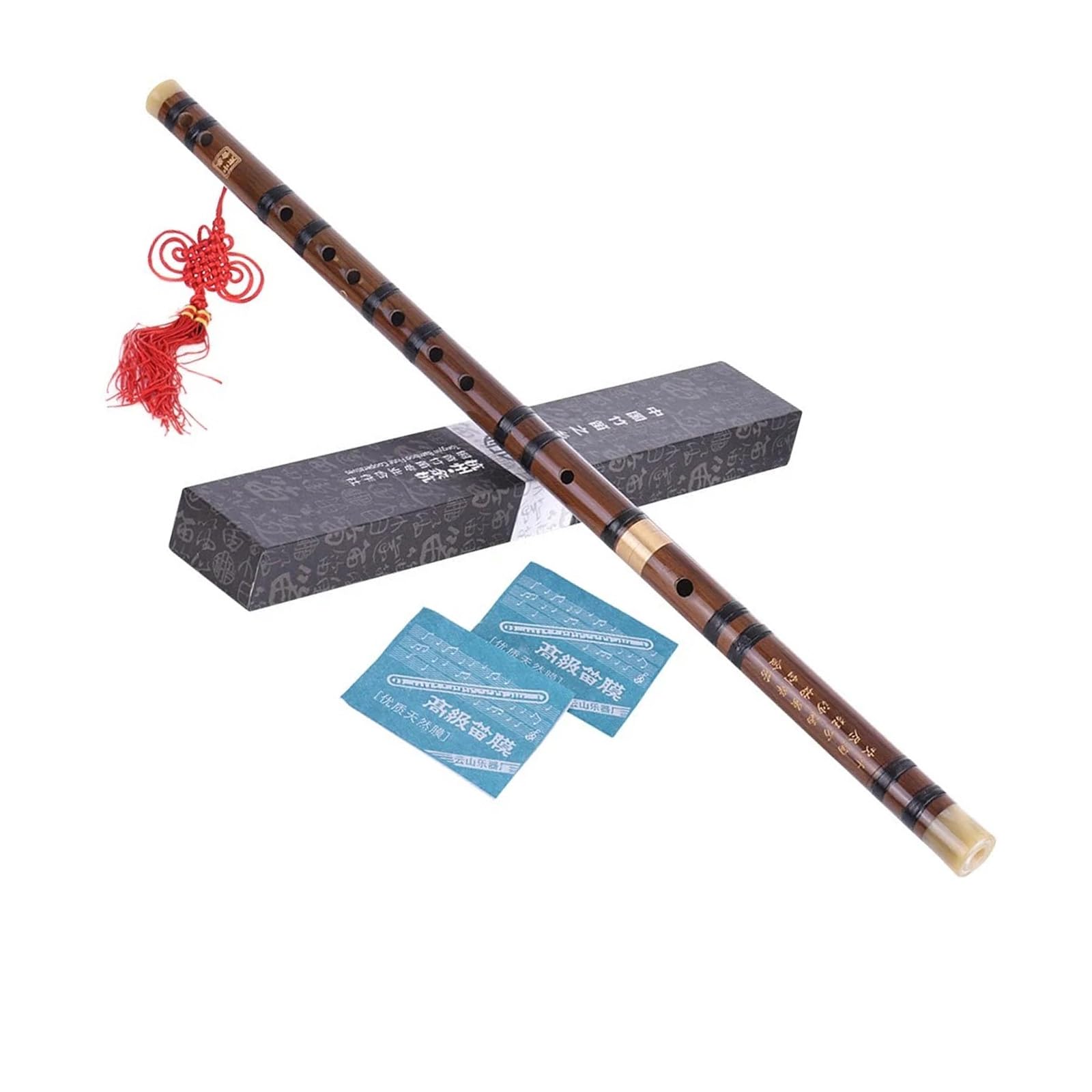 oringnat Portable Natural Flute Dizi Chinese Woodwind Wood Flute Pipe Tradition Musical Instruments for Beginners