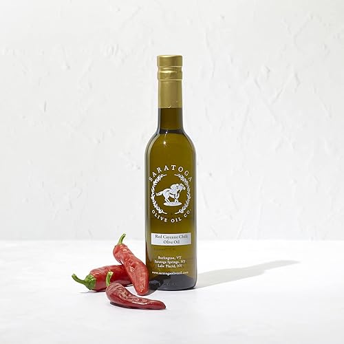 Saratoga Olive Oil Company Aceite de Oliva Cayena Roja 6.8 fl oz (6.8oz)