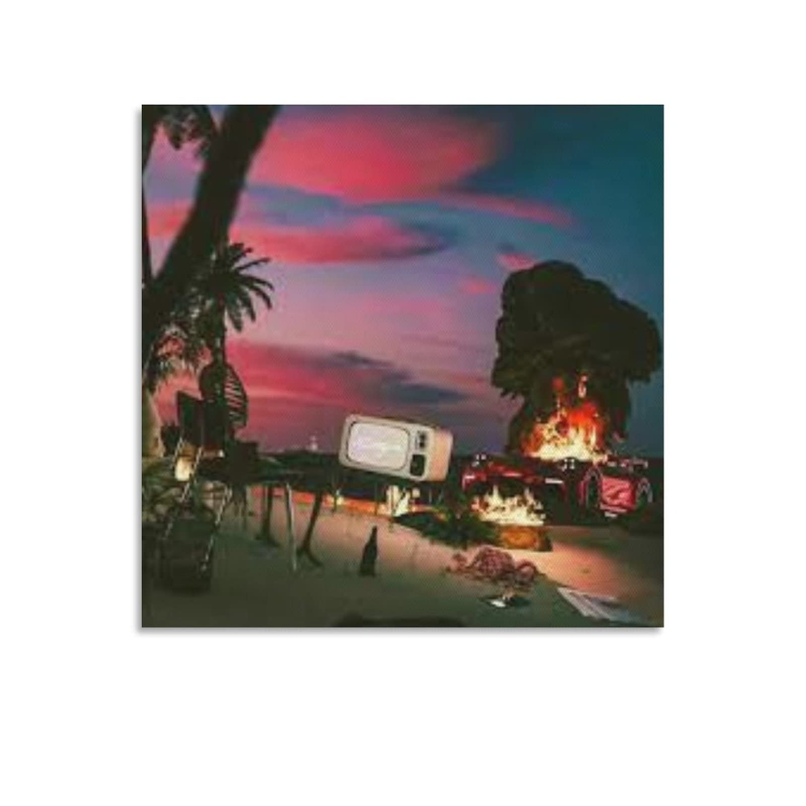 Eslabon Armado Nostalgia Canvas Poster Decorative Painting Wall Art Living Room Posters Bedroom Painting Unframe-style12x12inch(30x30cm)