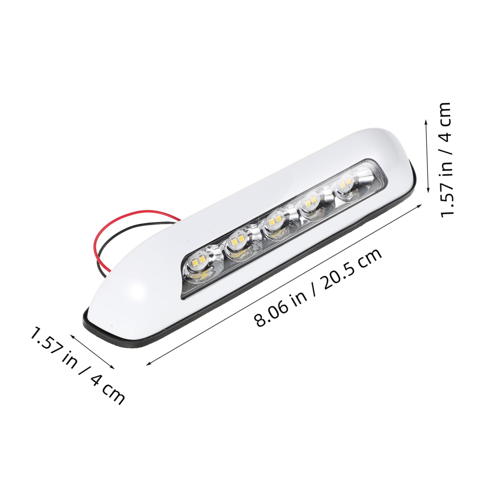 CLISPEED LED Impermeabili per Camper Illuminazione Esterna Veranda 12V Portatile Basso Consumo