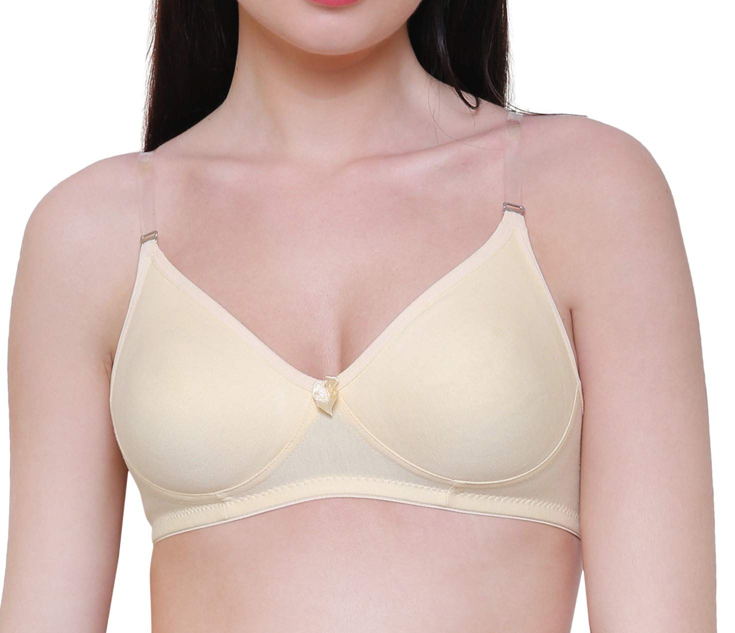 Women's Cotton Non-Padded Wire Free Regular Bra