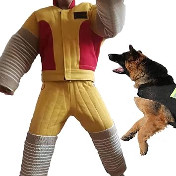 Professional Dog Training Protective Suit - Anti-Dog Bite Jumpsuit for Trainers, Adjustable and Durable Protection GearLarge