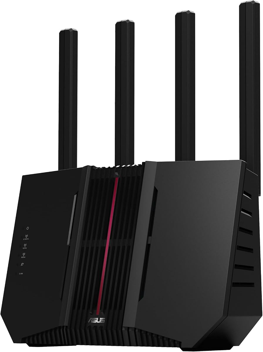 RT-BE9700 WiFi 7 Router - Tri-Band (6GHz), 9.7 Gbps, x2 WAN, Mesh
