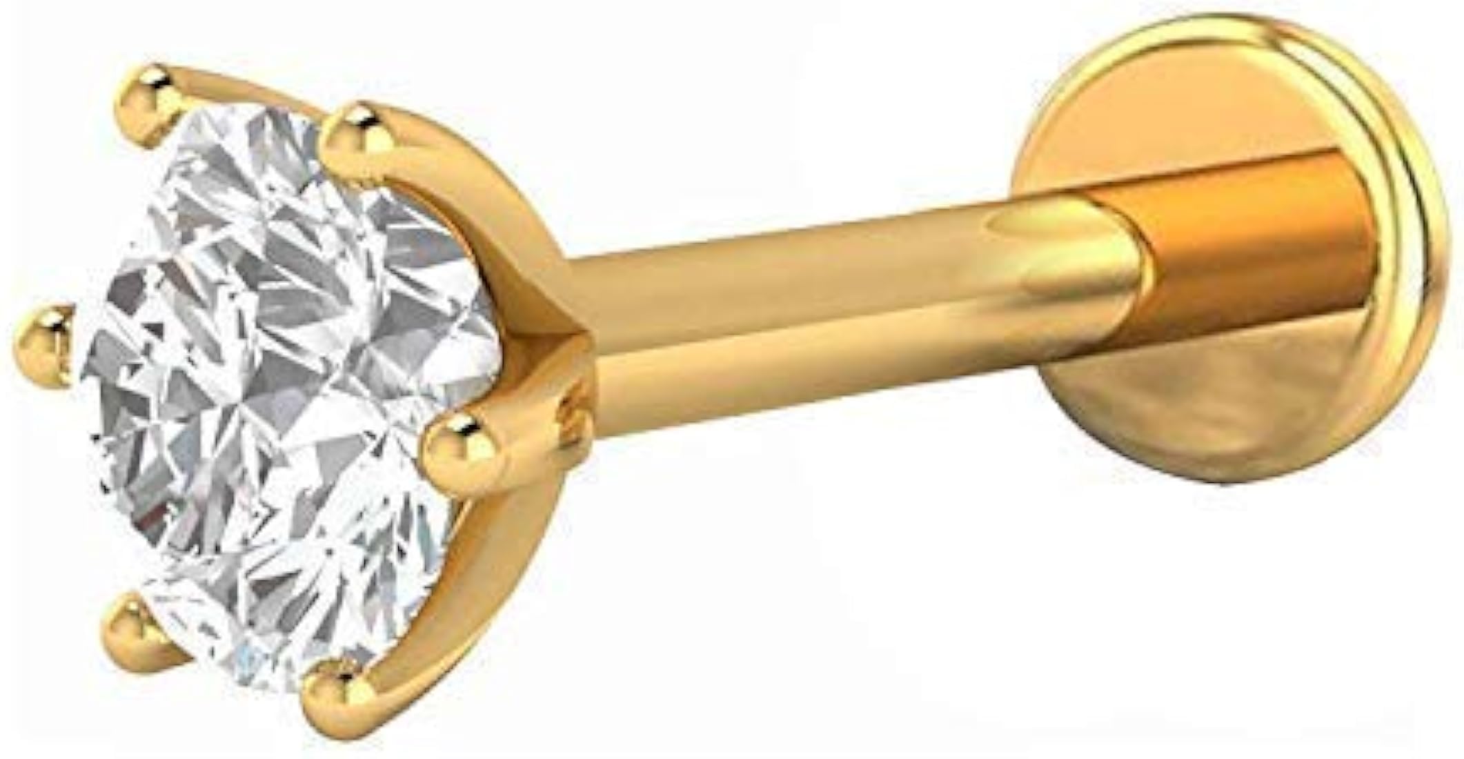 Victoria Jewels, Gold Nose Pin, 22k BIS Hallmarked, weight 0.70g (70mg) (0.100) (B0CGPXNXB1) Amazon Price History, Amazon Price Tracker