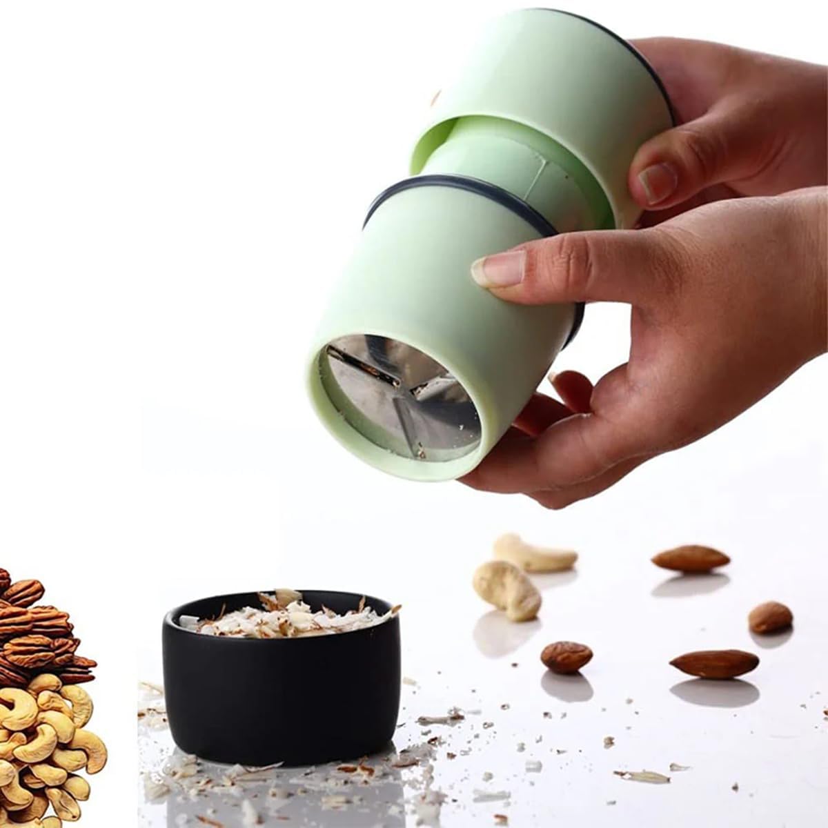 Generic Dry Fruit Cutter with 3-in-1 Blade (Stainless Steel)