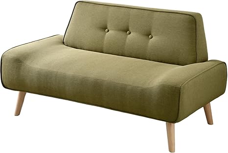 Amazon ワイエムワールド ソファー ソファ 二人掛け おしゃれ コンパクト グリーン 00 ソファ カウチ オンライン通販