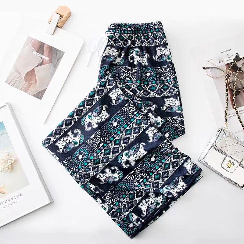 Wide Leg Palazzo Pants for Women Causal Pants Women Summer for Beach Travel Trousers
