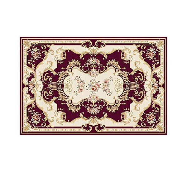 Insun Moderner Teppich Blumenmuster Orientteppich Wohnzimmer Teppich Anti Rutsch Abwaschbarer Stil 15 160x230cm – Bild 3