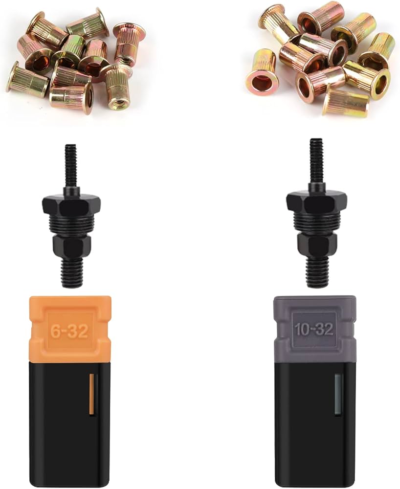 Amazon.com: NEXTACK Rivet Nut Tool Mandrel Tip & Nosepiece Set 6 Amazon.com: NEXTACK Rivet Nut Tool Mandrel Tip & Nosepiece Set 6