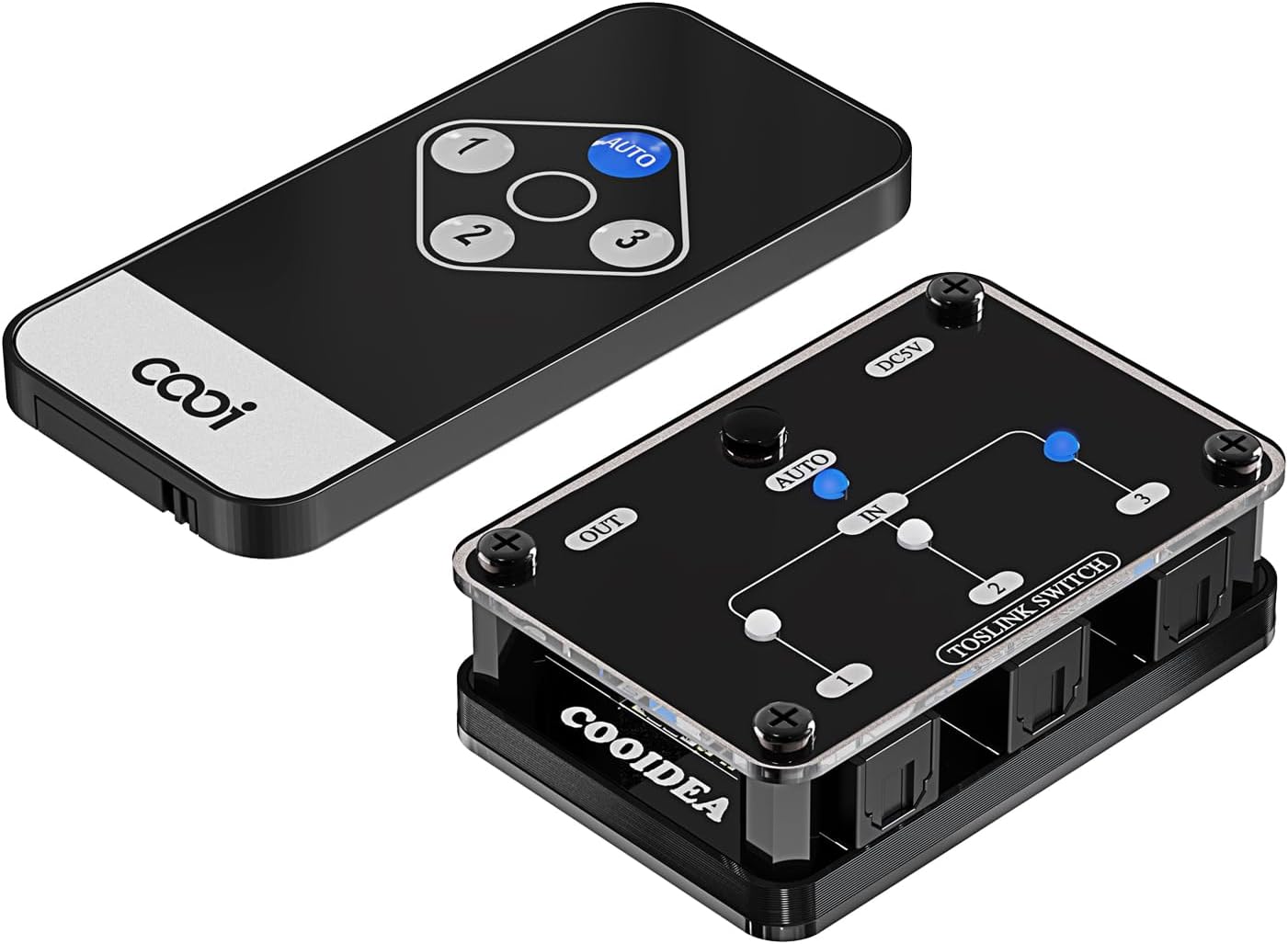 Janasiba SPDIF Toslink Switcher Out digitale optische audio-splitter