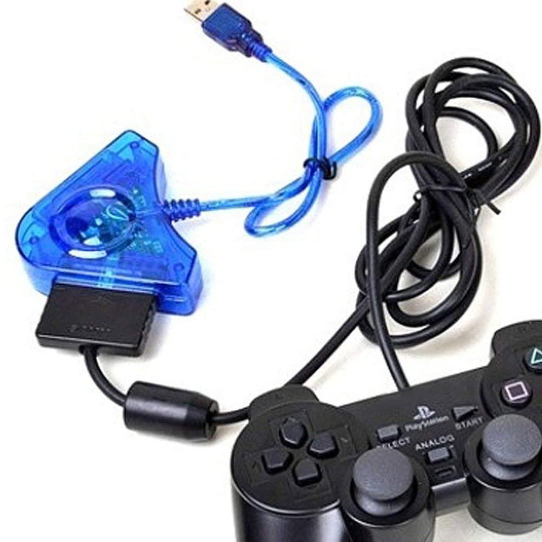 Adaptador de Controlador USB Tieline, Puerto Dual para Controladores PSX PS2 a teclados divisores de ratón convertidor de PC